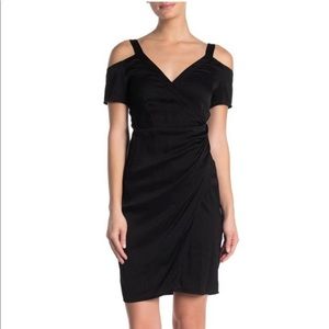 AllSaints Cadia Mini Dress in Black size 6.